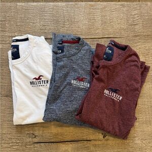 Hollister California Long Sleeve Shirts - Set of 3